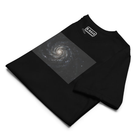 Black unisex tshirt galaxy